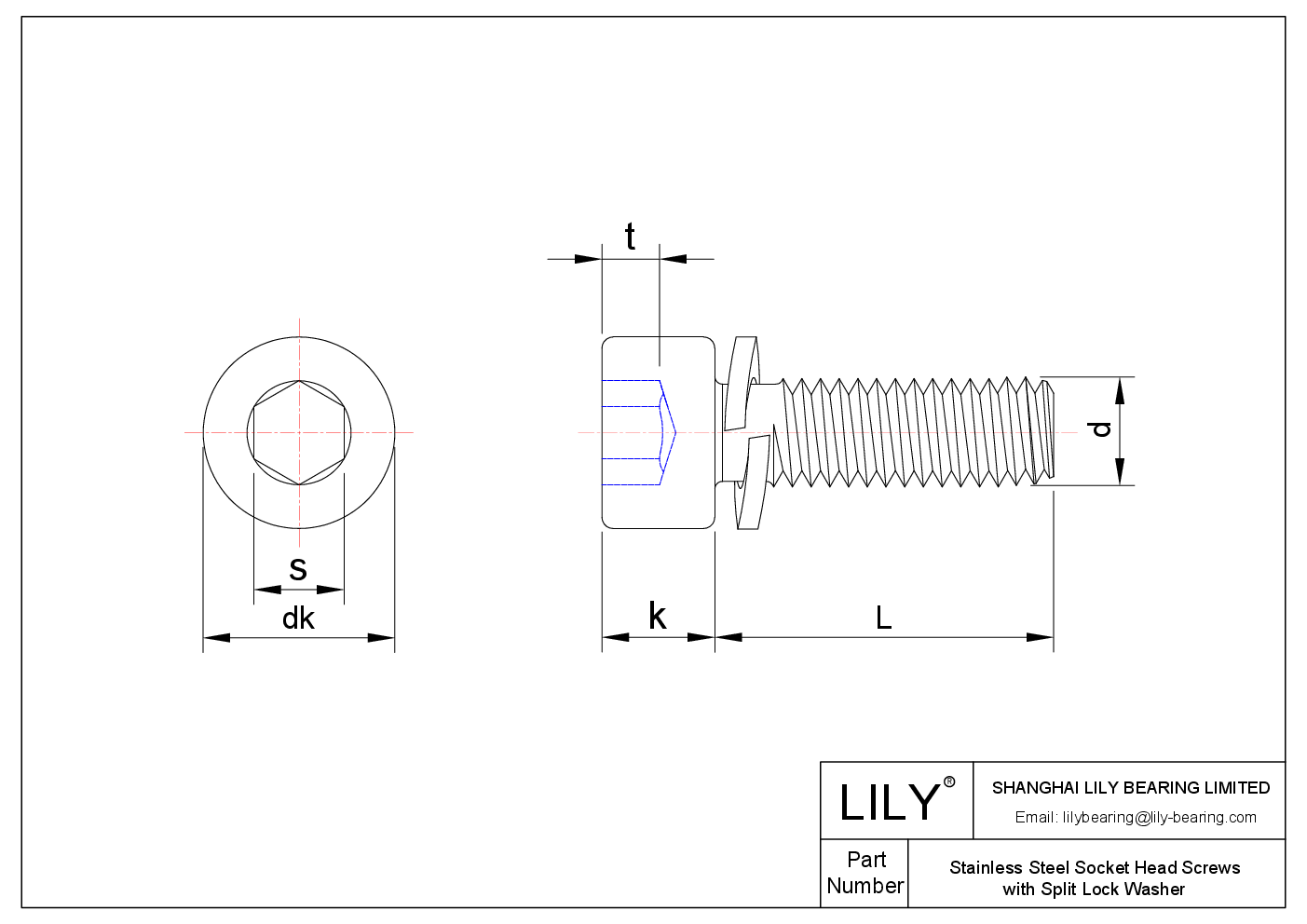 94912A340 Stainless Steel Socket Head Screws With Split Lock Washer 94912a340-stainless-steel-socket-head-screws-with-split-lock-washer
